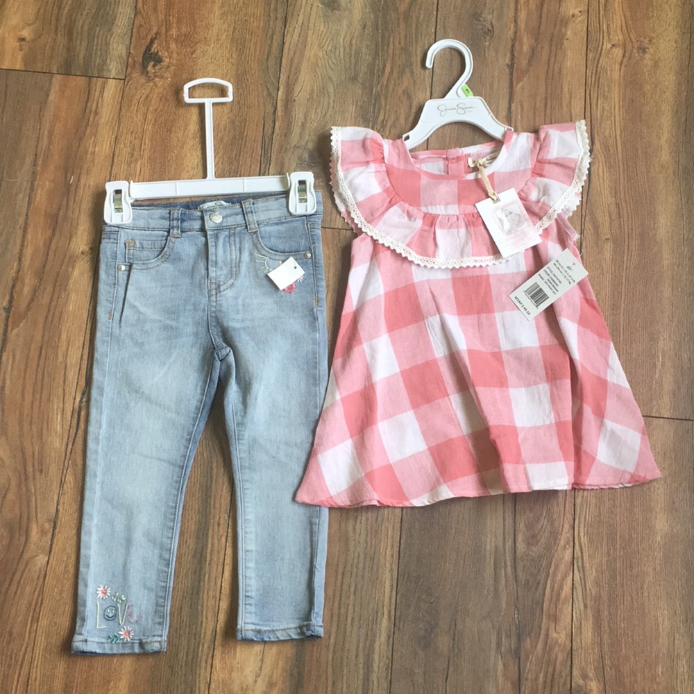 Toddler girls Jessica Simpson 2pc Pants Set 4T